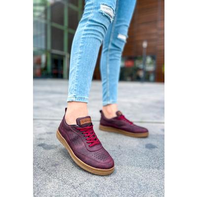 CH157 CKT Retro Erkek Ayakkabı BORDO