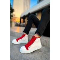 CH167 GBT Blazer Erkek Bot BEYAZ / KIRMIZI