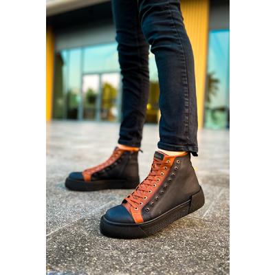 CH167 - GST Blazer Erkek Bot SIYAH/TABA