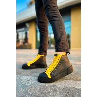 CH167 - GST Blazer Erkek Bot SIYAH - SARI