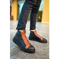 CH167 - GST Blazer Erkek Bot SIYAH/TABA