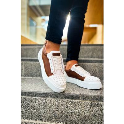 CH169 - CBT Thorn Erkek Ayakkabı BEYAZ/TABA