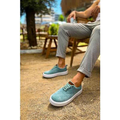 CH173 - KBT Velluto Erkek Ayakkabı SU YESILI