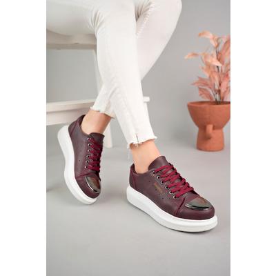 CH175 CBT Mirror Kadın Ayakkabı BORDO