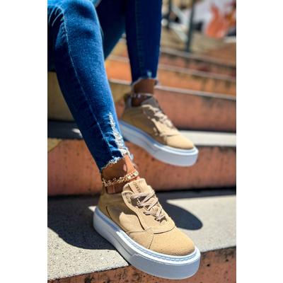 CH187 SBT Kadın Ayakkabı KUM