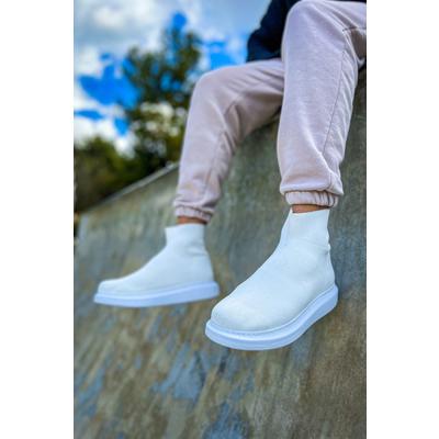 CH207 - TRT Maglieria-T Erkek Ayakkabı BEYAZ