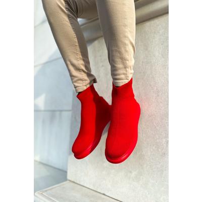 CH207 - TRT Maglieria-T Erkek Ayakkabı KIRMIZI