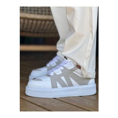 CH2407 - CBT Star-X Erkek Spor Ayakkabı BEYAZ/GRI