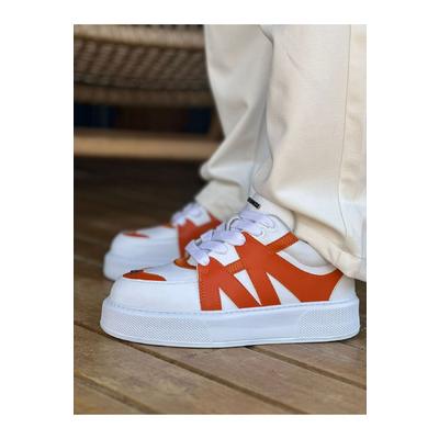 CH2407 - CBT Star-X Erkek Spor Ayakkabı Beyaz/Turuncu