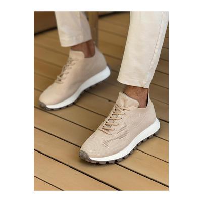 CH2409 - Triko Erkek Ayakkabı BEJ