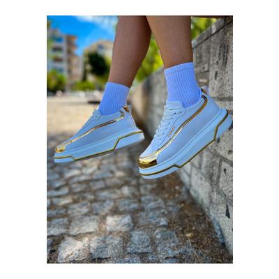 CH241 CBT Signature Line Up Kadın Ayakkabı BEYAZ/ALTIN