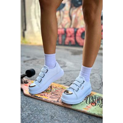 CH251 CBT Mirror Kadın Ayakkabı BEYAZ