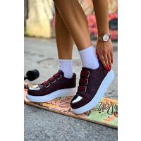 CH251 CBT Mirror Kadın Ayakkabı BORDO