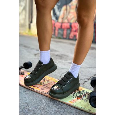 CH251 CRT Mirror Kadın Ayakkabı HAKI