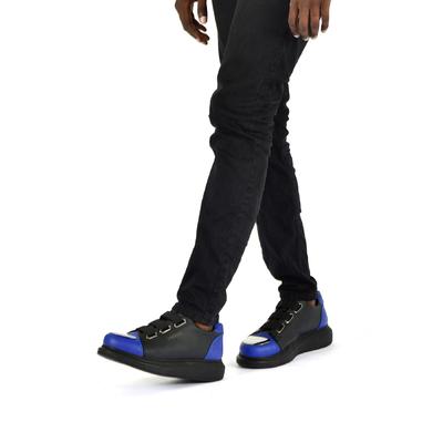 CH251 GST Mirror Furry Erkek Ayakkabı SIYAH/SAX MAVI