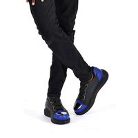 CH251 GST Mirror Furry Erkek Ayakkabı SIYAH/SAX MAVI