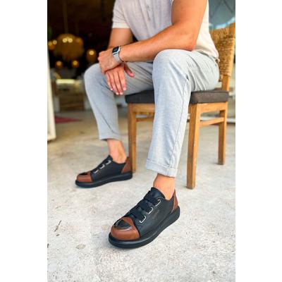 CH251 GST Mirror Furry Erkek Ayakkabı SIYAH/TABA