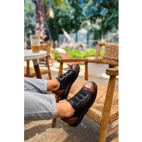 CH251 GST Mirror Furry Erkek Ayakkabı SIYAH/TABA