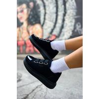 CH251 SST Mirror Suede Kadın Ayakkabı SIYAH