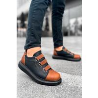 CH253 - CST Mirror Non Man Sneakers SIYAH/TABA