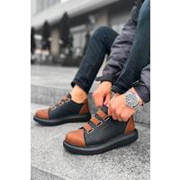 CH253 - CST Mirror Non Man Sneakers SIYAH/TABA