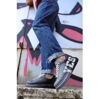 CH254 - CBT Pittura Erkek Ayakkabı 402 YS GRI / KOYU GRI