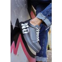 CH254 - CBT Pittura Erkek Ayakkabı 402 YS GRI / KOYU GRI