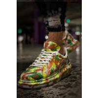 CH254 - CBT Pittura Erkek Ayakkabı 405 YESIL / KAHVE