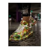 CH254 - CBT Pittura Erkek Ayakkabı 405 YESIL / KAHVE