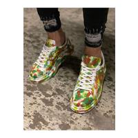 CH254 - CBT Pittura Erkek Ayakkabı 405 YESIL / KAHVE