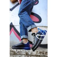 CH254 - CBT Pittura Erkek Ayakkabı 407 V  SIYAH / MAVI