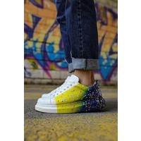 CH254 - CBT Pittura Erkek Ayakkabı 408 P SARI / LACIVERT