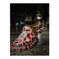 CH254 - CBT Pittura Erkek Ayakkabı 409 KIRMIZI / SIYAH