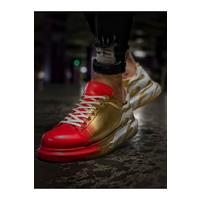 CH254 - CBT Pittura Erkek Ayakkabı 413 ALV KIRMIZI / ALTIN