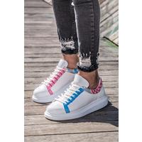 CH254 - CBT Pittura Erkek Ayakkabı 420 MAVI-PEMBE ISLEME