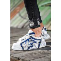 CH254 - CBT Pittura Erkek Ayakkabı 423 MAVI SIYAH GRAFITI R3