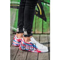 CH254 - CBT Pittura Erkek Ayakkabı 425 BORDO MAVI COOL