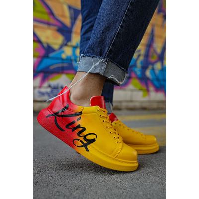 CH254 - CBT Pittura Erkek Ayakkabı 431 SARI / TURUNCU KING