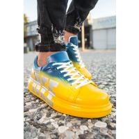 CH254 - CBT Pittura Erkek Ayakkabı 435 SARI / MAVI FREE