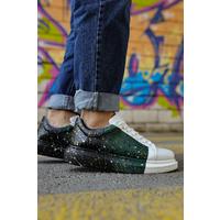 CH254 - CBT Pittura Erkek Ayakkabı 437 BEYAZ / YESIL / SIYAH