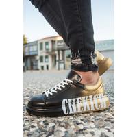 CH254 - CBT Pittura Erkek Ayakkabı 438 SIYAH / SARI CHEKICH