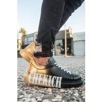 CH254 - CBT Pittura Erkek Ayakkabı 438 SIYAH / SARI CHEKICH