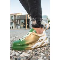 CH254 - CBT Pittura Erkek Ayakkabı 439 YESIL / SARI ALEV