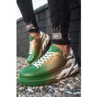 CH254 - CBT Pittura Erkek Ayakkabı 439 YESIL / SARI ALEV