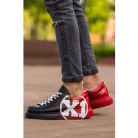 CH254 - CBT Pittura Erkek Ayakkabı 445 SIYAH / KIRMIZI X1