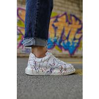 CH254 - CBT Pittura Erkek Ayakkabı 462 MAVI / KIRMIZI SPLUSH