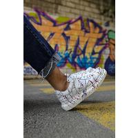 CH254 - CBT Pittura Erkek Ayakkabı 462 MAVI / KIRMIZI SPLUSH