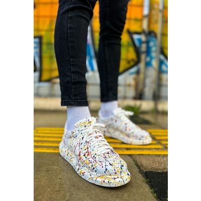 CH254 - CBT Pittura Erkek Ayakkabı 470 SARI / KIRMIZI / MAVI