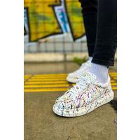 CH254 - CBT Pittura Erkek Ayakkabı 470 SARI / KIRMIZI / MAVI