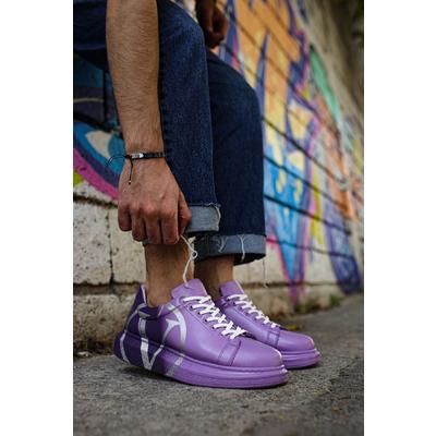 CH254 - CBT Pittura Erkek Ayakkabı 490 MOR/ KOYU MOR V